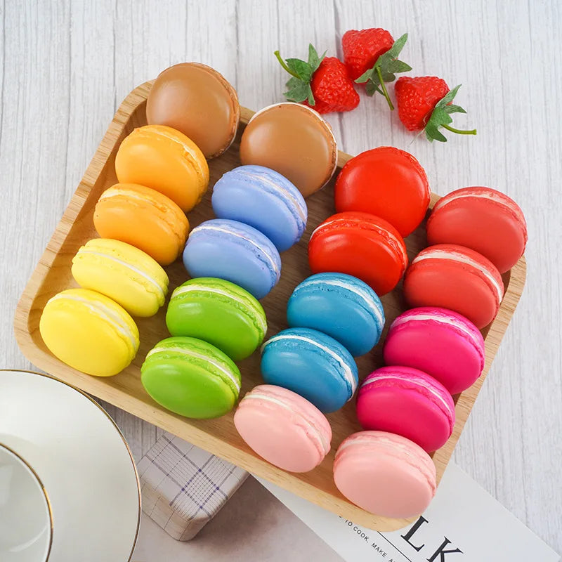 Fake Macaron Decorative Artificial Macarons Food Display