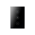 Customization 1-6mm Tempered Glass Black Color Silk Screen Printing Panel  3d Led Glass Panel for Smart Wall Home
