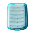 Food Grade Silicone DIY 6 Cavity Sausage Molds With Cover BPA Free Hot Dogs Mold Sausage Holder