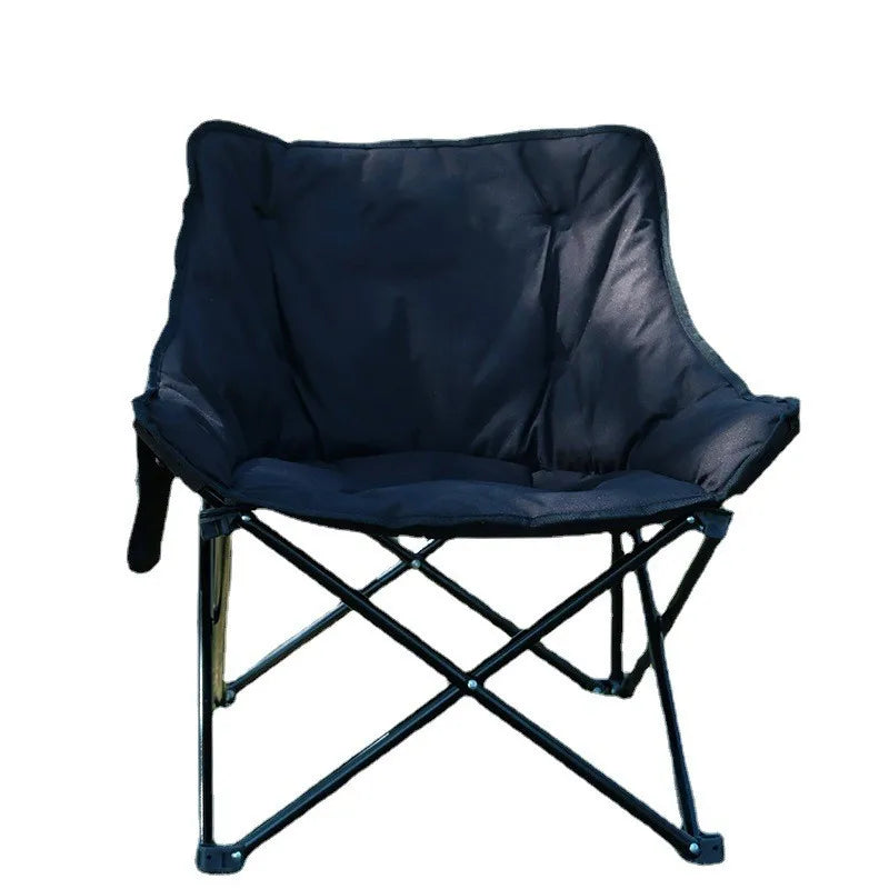 Portable Outdoor Folding Chair Space Moon Design Lightweight Sturdy Wear-Resistant Oxford for Camping Picnics Parks Villas