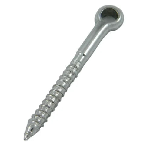 New Arrival Wholesale Stainless Steel Accessories 316/304 Stamped Head Eye Bolt with 4*45 Wood Screw Plain Finish