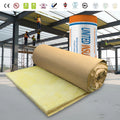 UET Kraft Paper Insulation Rolls Non Combustible Fiberglass Blanket Roll Insulation Glass Wool Materials 50MM