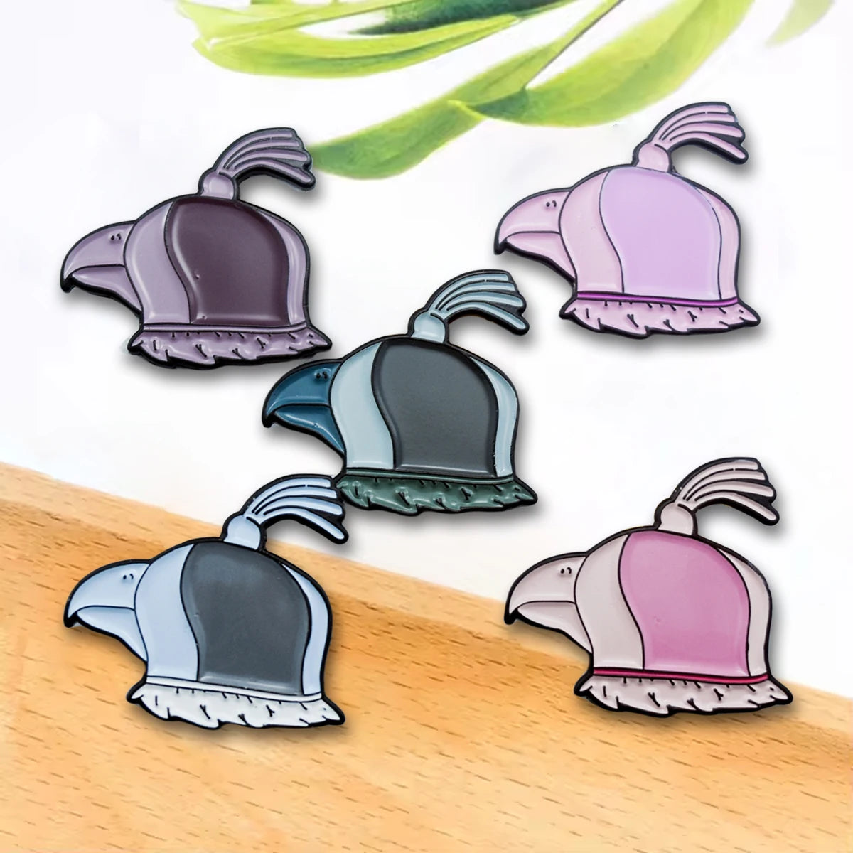 Manufacturer Customized Eagle Design Metal Sticker 3M Glue Enamel Pins