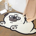 Rugs Living Room Large Abstract Black & White Animal Shape Carpet Custom Print Rug Rubber Mat Custom Floor Mats