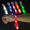 Chinawill Easy Carry Comfortable Wear Effective Nylon Wristband RGB LED Bracelet with DMX/Party Use 500M Range 48H Battery Life