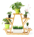 New Desgin Flower Stand Design Pot Wood Mid Display Adjustable Outdoor Modern Shelves Rack Indoor Flower Plant Stand
