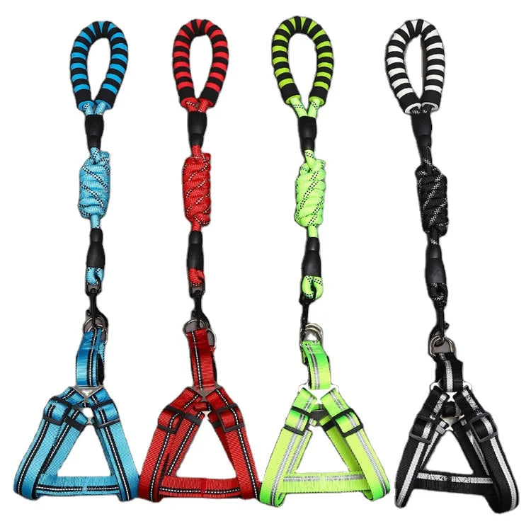 Mountaineering EVA Rope Safety Durable Dog Adjustable Harness Vest Reflective