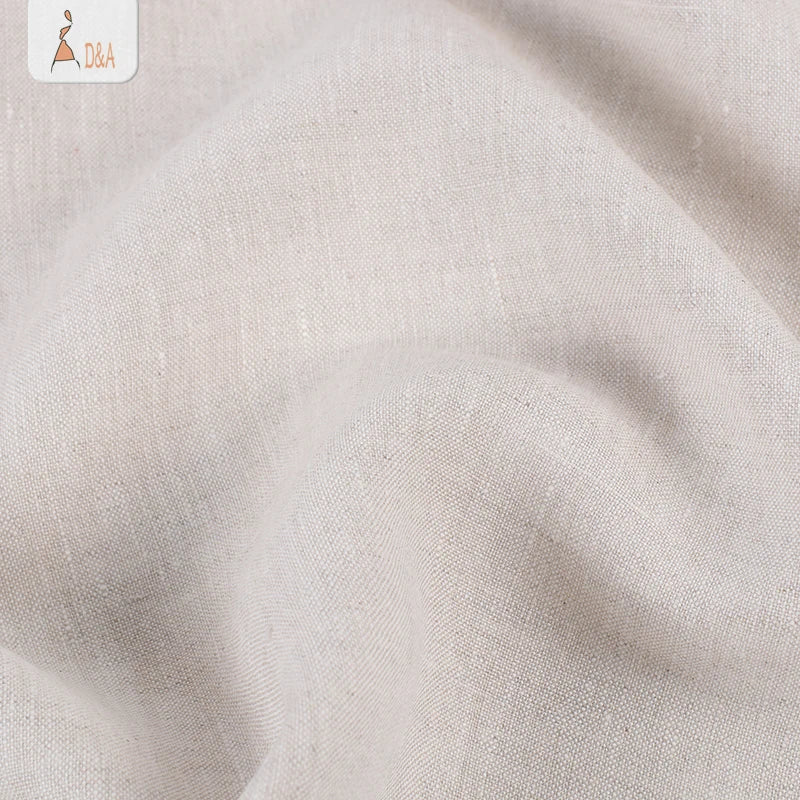 Soft Breathable Natural Woven Roll 9x9 220gsm Pure Linen Fabric Sand Washed Linen Fabric for Shirt Jacket Clothing