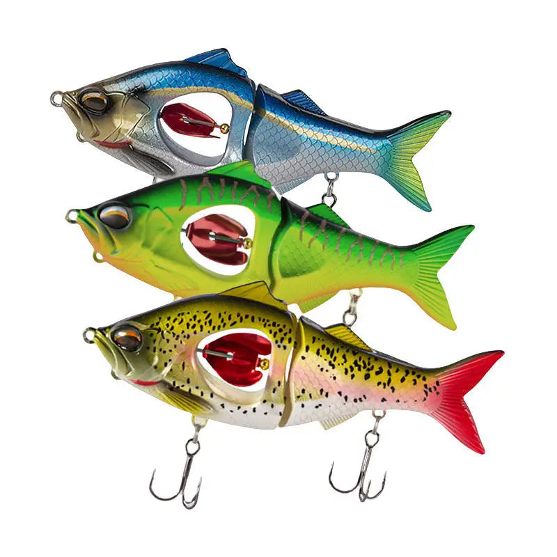 83mm 10g 113mm 23g Propeller Artificial Swim Bait Fishing Wobbler Jointed Lure Plastic Hard Fishing Lure Crank Bait Mini Fishing Lure