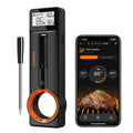INKBIRD INT-21-B Wireless BBQ Thermometer with 5MM Ultra Thin Probe HD LCD Display 60 Min Offline Data Storage MegaBDM