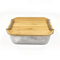 New Arrivals 304 Stainless Steel Eco-Friendly BPA Free Lunch Box with Bamboo Lid for Newborns