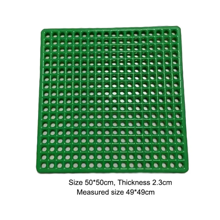 Plastic Anti-Bite Rabbit Cage Floor Green Color 50*50 Cm Rabbit Slat Floor