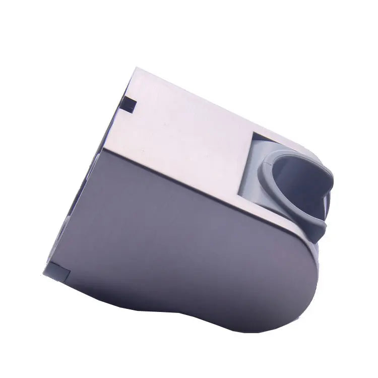 Hongdec Modern Brushed Nickel Shower Holder Bathroom Adjustable Handheld Shower Bracket Wall Mounted Easy Installation