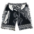 100% Polyester Tapestry Mesh Shorts Drawstring Basketball Summer Biker Pant for Men
