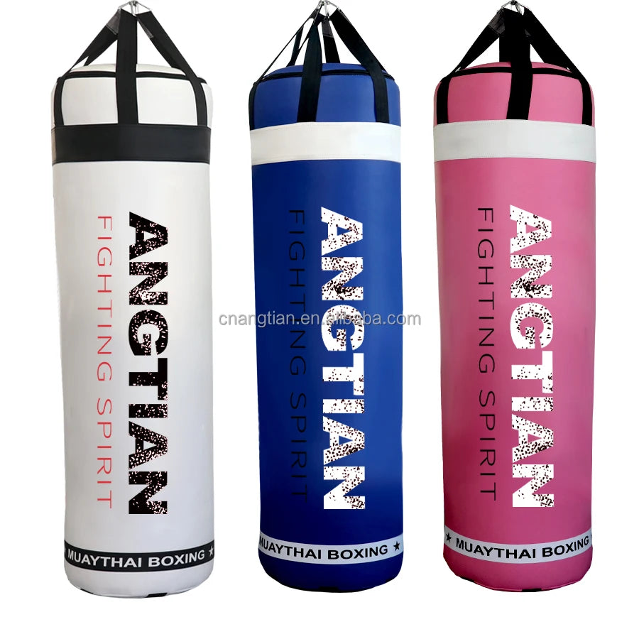 Cheap Leather Boxing Empty Punching Bags Heavy Mma SandBag Filled MUAY THAI Heavy Bag