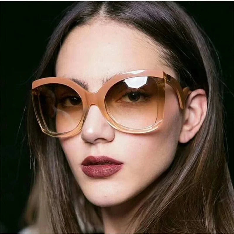 Kenbo Eyewear Fashion New Oversized Women Sunglasses 2022 Ladies Personality Big Frame Retro Trend Sun Glasses