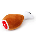 Soft Durable Eco-Friendly Luxury Cartoon Plush Chicken Legs Drumstick Dog Chew Toys
