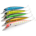 Minnows Fishing Lure 20cm 50g Wobbler Metal Tongue Plastic Body Swimbait Tying Artificial Hard Bait Pesca Fishing Tackle