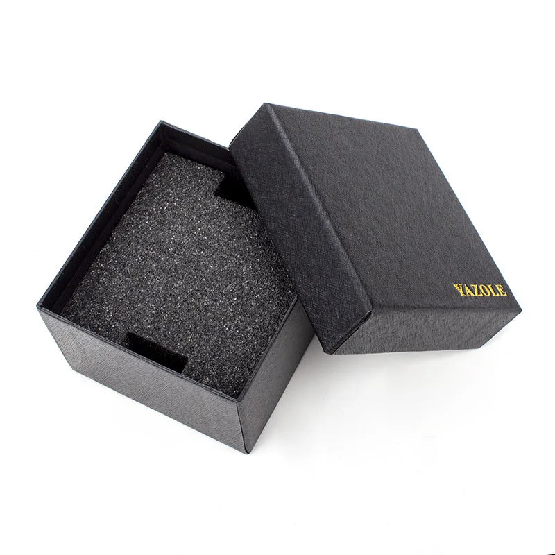 Hot Selling Cheap Price Plain Watch Box Black Luxury Storage Packaging Paper Watch Box With Pillow