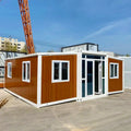 20ft Prefab Expandable Home Container House 2 Bedroom 1 Bath 1 Kitchen Tiny Folding Container House Easy Assembly