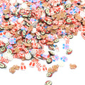 Lovely Santa  Snowflake Snowman Candy Cane Gingerbread Christmas Polymer Hot Clay Sprinkles for Crafts Making DIY Confetti