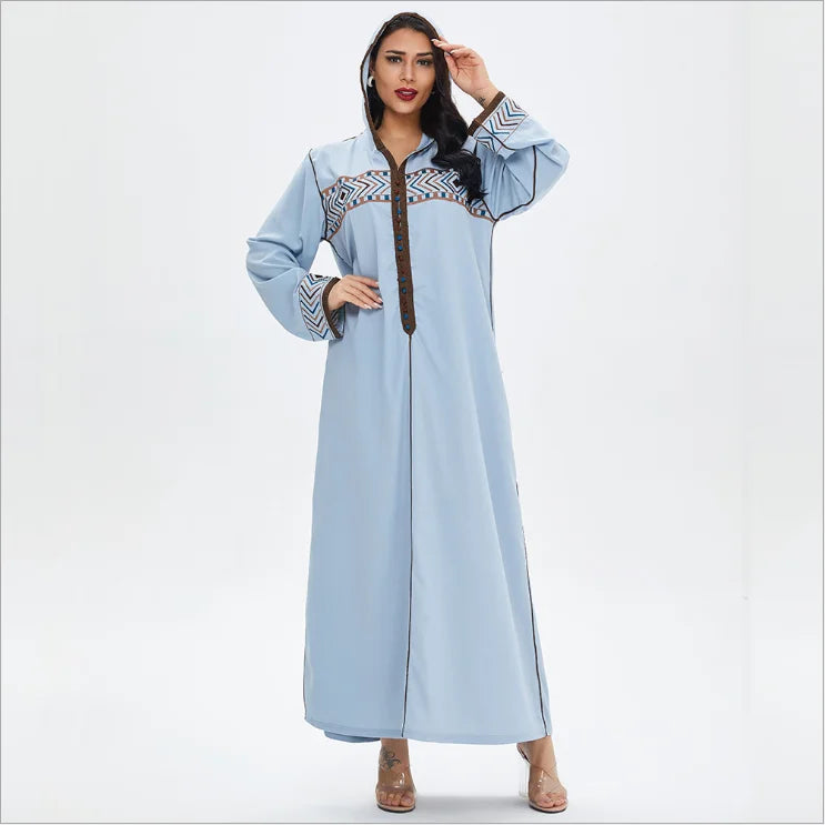 Cheap Price Dubai Dress for Women Hooded Glory Muslim Dress Islamic Religious Clothing