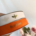 Custom Logo Polyester 3d Gold Foil Satin Ribbon Satin Ribbon Roll for Packing Decoration
