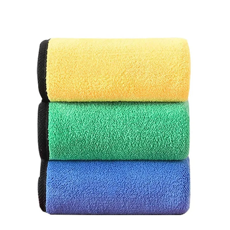 Double Sided Thick 30x30cm Super Absorbent 500gsm Car Wash Towel Cleaning Cloth Car Cleaning Towels