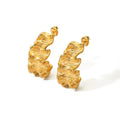 Wholesale Stainless Steel 18K Gold Plated Geometric Trendy Stud Earrings for Women