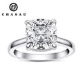 Engagement Jewelry 10mm 5 Carat 5CT CZ Cubic Zircon 925 Sterling Silver Wedding Classic Solitaire Ring for Women MegaBDM