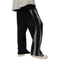 High Quality Custom Mens French Terry Cotton Sweatpants Pants Zipper Knitted Track Pants for Men