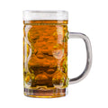 Wholesale 560ml Classic Large Solid Glass Beer Mugs & Steins with Handle Heavy Base Pub Bar Restaurant Party Cups 16 oz Capacity