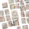 46 Pieces Box-Packed Stickers Little Love Song Ins Flower Hand Account DIY Material Decoration Self-Adhesive Sealing Paste
