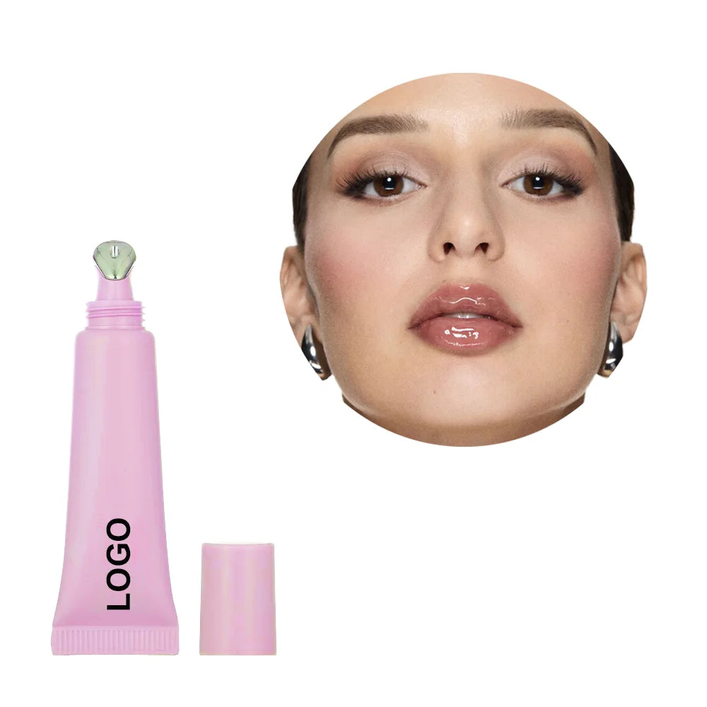 Custom Metal Lip Gloss Applicator High Shine Glossy Vegan Private Label Lip Gloss