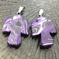 2026 Wholesale Purple Turquoise Angel Christian Handmade Cross Crystal Pendant Holiday Gift for Friends