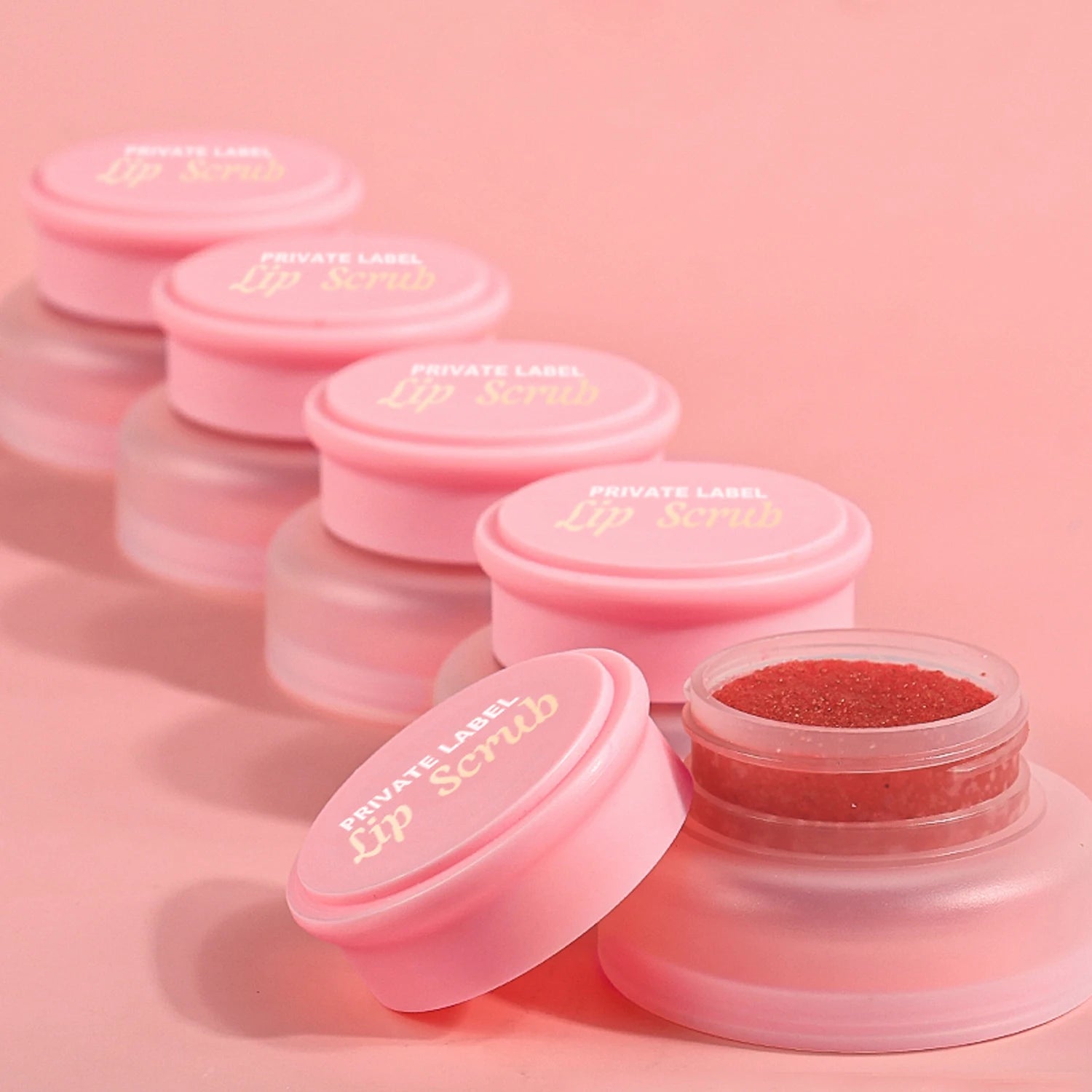 Wholesale Lip Scrub Vegan Strawberry Lip Scrub Organic Lip Scrub Vendors Private Label Custom Logo Sugar