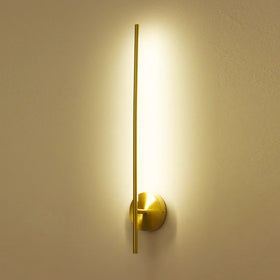 Nordic Modern Gold LED Wall Lamp Dimmable Bedside Indoor Lighting Aluminum Hotel Decor Living Room Bedroom Sconc