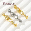 18K Gold Plated Fasteners Bracelets Accessories Clasps & Hooks Jewelry Connectors Findings DIY Bracelet Making Supplies