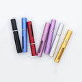5ml Aluminum Perfume Bottle Colorful Refillable Long and Thin Mini Pocket Perfume Bottle Atomizer Spray Bottle