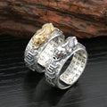 Buddhist Scriptures Open Adjustable Ring Feng Shui Amulet Luck Blessing Change Destiny Wealth Feng Shui Pixiu Mantra Ring