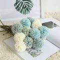 Y0023 Small Ball Chrysanthemum Silk Artificial Flower Wedding Silk Ping Pong Indoor Decoration Artificial Flower Supplier