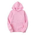 Fitspi Mens Plain Casual Pullover Hoodie Long Sleeve Hooded Sweatshirt Classic Tops
