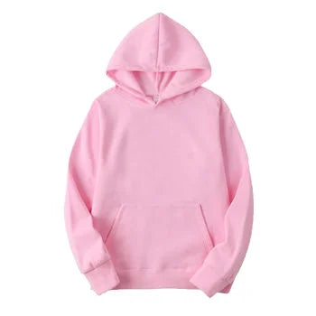 Fitspi Mens Plain Casual Pullover Hoodie Long Sleeve Hooded Sweatshirt Classic Tops