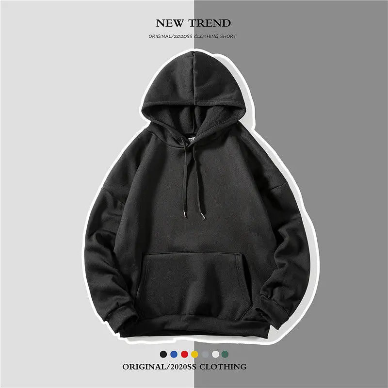 New Style Fashion Custom Cheap Solid Pullover Hoodies Oversized Digital Printing Men's Autumn Sublimation Hoodies