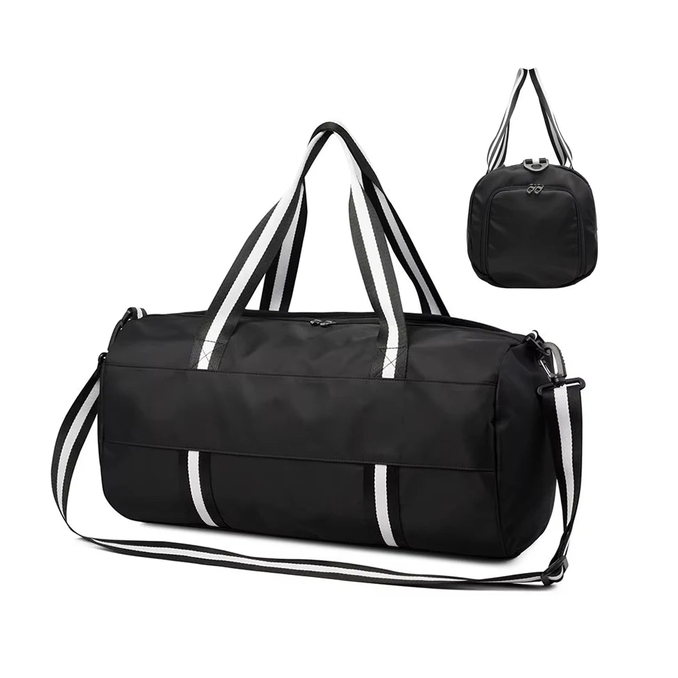 Men's Handheld Large Capacity Travel Weekend Bag Sports Duffle Bag Gym Totes Shoulder Bags
