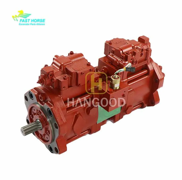 Hangood Construction Machinery Parts K3V112DT-HNOV-12 Pump Hydraulics DH220-5 Hydraulic Piston Pump for Kawasaki Hydraulic Pump