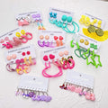 New High Quality Korean Geometric Earrings New Trendy Temperament Long High-end Earrings Hit Color Net Red Earrings Set