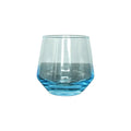 Manufacturers Wholesale Blue Glass Cup High-quality Hotel Tooth Mug Short Oval 380ml Microwave Dishwasher Safe Unisex