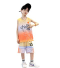 Customized Stitched Jersey Sublimation Basketball Uniform White Basketball Men Jersey Stitched Tops Tee for Kids