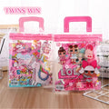 Creative Design Cute Cartoon Mini Stationery Set Stationery Sets for Kids with Handle